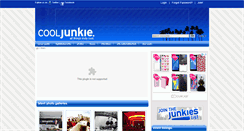Desktop Screenshot of cooljunkie.com