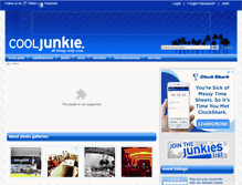 Tablet Screenshot of cooljunkie.com